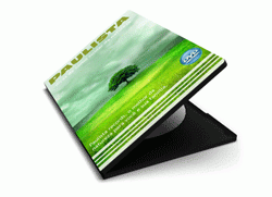 Encarte para DVD 4x0 cores